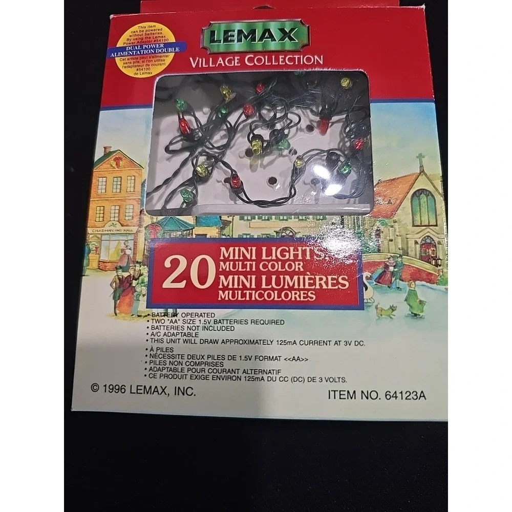 Lemax Village Collection 20 Mini Lights Multi Color‎ Item 64123A